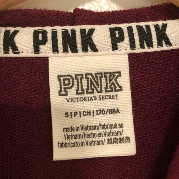 VS PINK FULL ZIP HOODIE - Picture 3 of 4